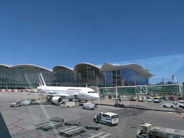 l'aéroport d'Alger