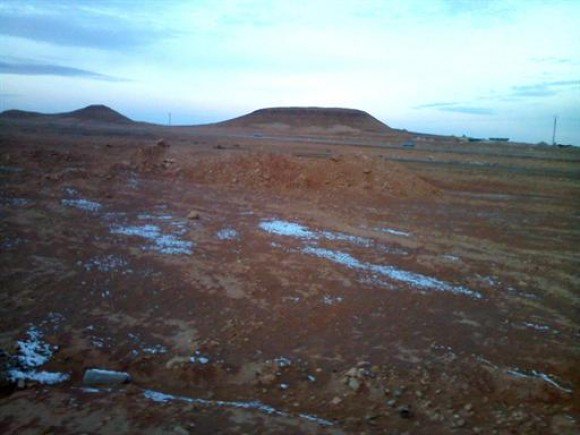neige à Ghardaia