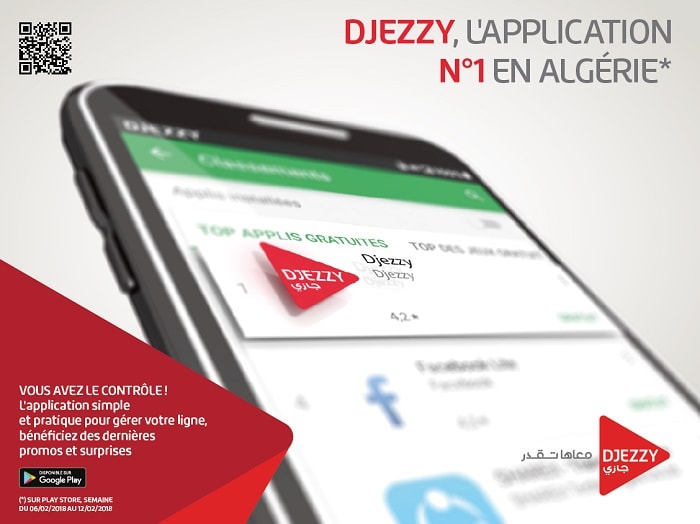 téléchargements de l’application Djezzy