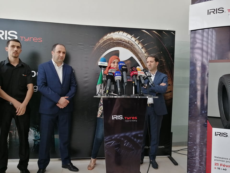 Tebboune encense le groupe Iris qui a exporté son pneu aux USA