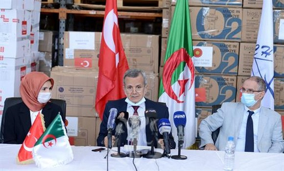 Lutte contre le coronavirus: L'Algérie a reçu un don de la Turquie