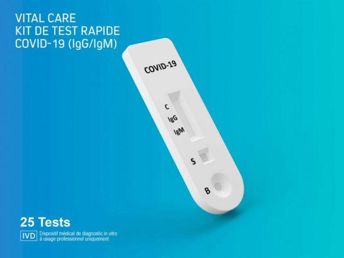 Un kit de test rapide Covid-19 commercialisé en Algérie depuis le 1er juillet