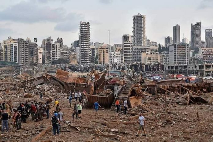 beirut Explosions au Liban: au moins 73 morts et 3.700 blessés