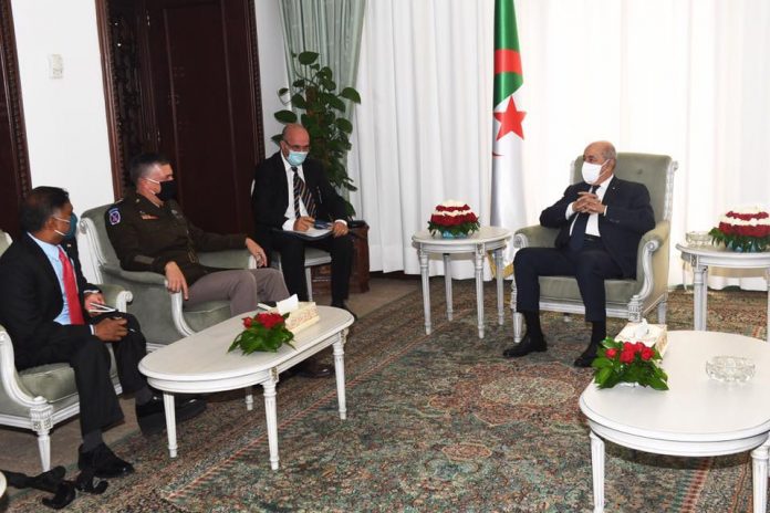 africom Tebboune reçoit le chef du commandement de l'Africom