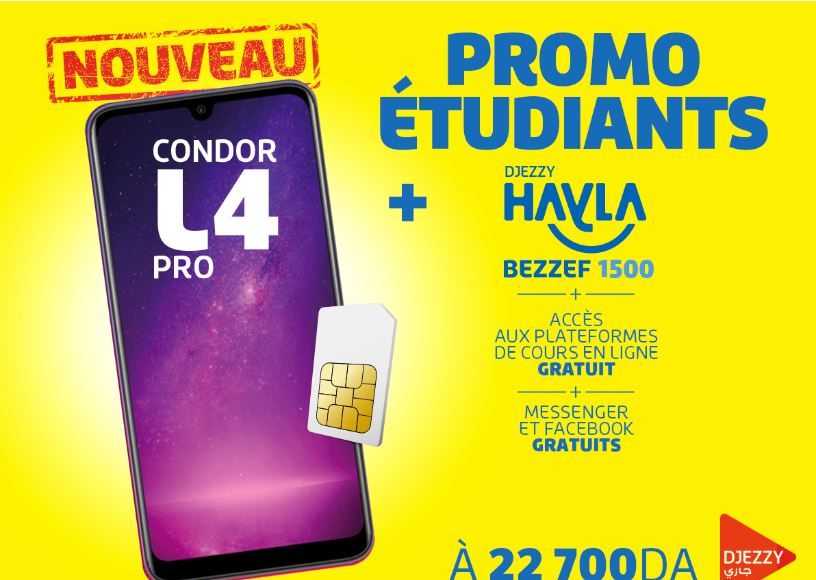 Djezzy lance de nouveaux packs pour collégiens, lycéens et étudiants