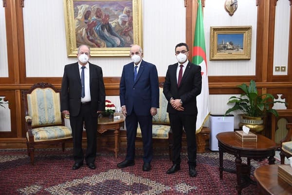 Tebboune reçois une délégation du FFS
