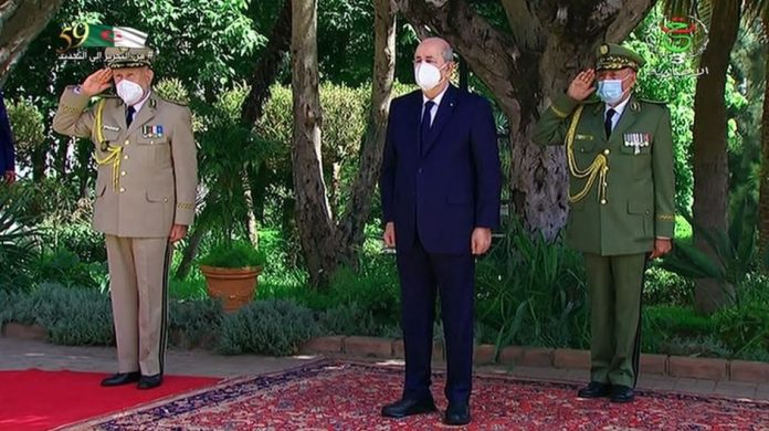 tebboune Tebboune préside une cérémonie de remise de grades et de médailles aux officiers de l’ANP