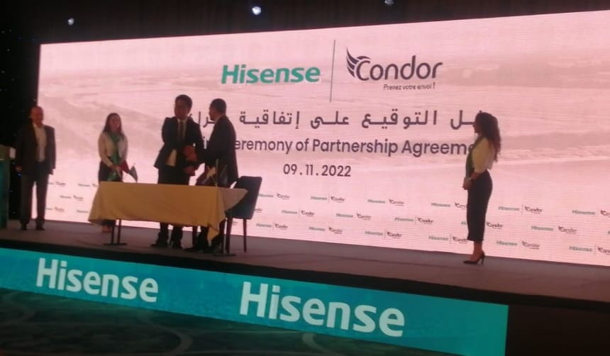 Electroménager: Condor partenaire officiel en Algérie du chinois Hisense