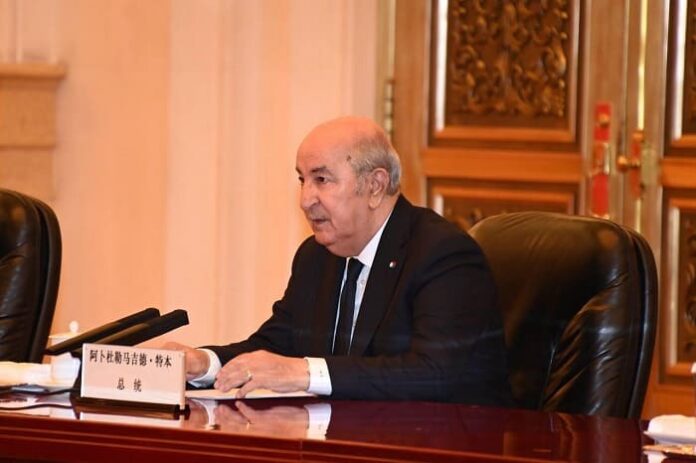 tebboune pekin La Chine va investir 36 milliards de dollars en Algérie (Tebboune)