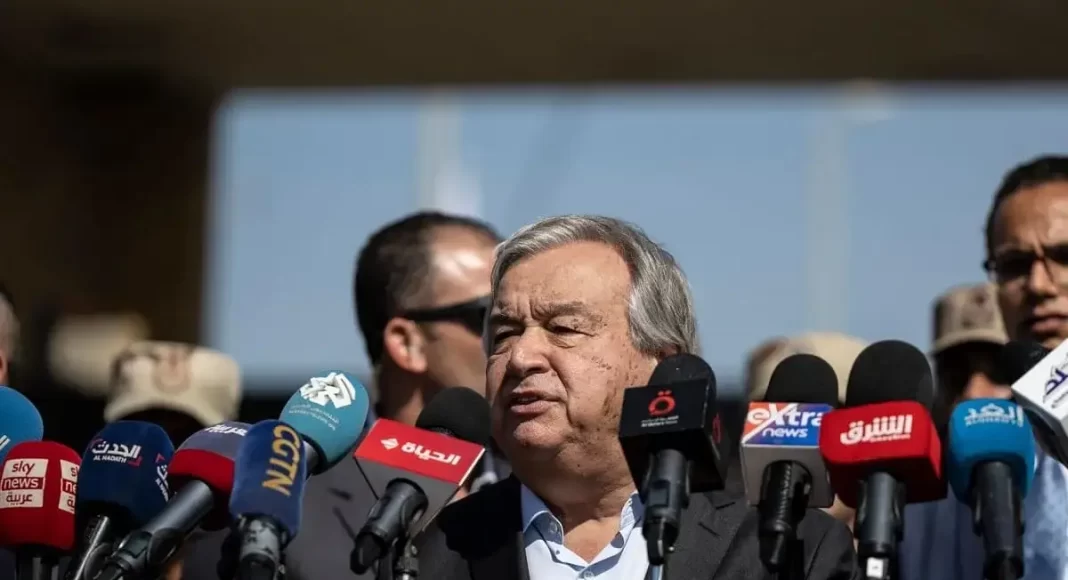 Guterres appelle depuis Rafah au 