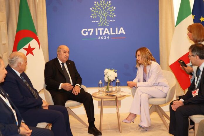 Tebboune-Meloni