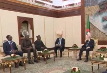 Le président Tebboune reçoit les ministres des Affaires étrangères du « G4 »