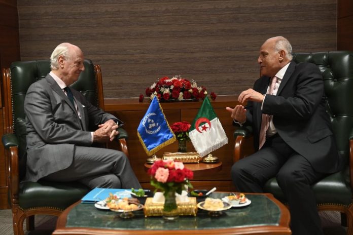 Ahmed-Attaf-Staffan-de-Mistura-ONU-Sahara-Occidental