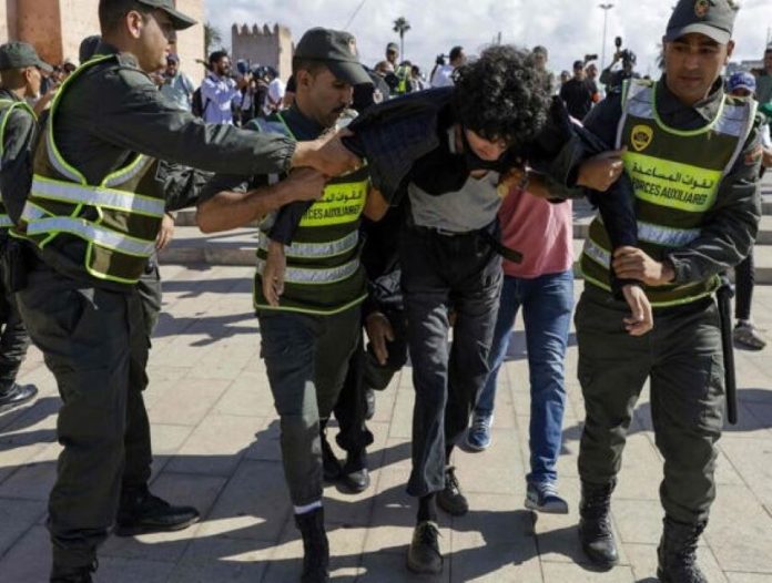 Arrestation-Manifestants-Maroc