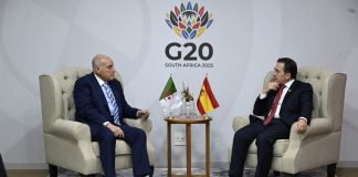 Attaf s’entretient avec son homologue espagnol en marge du Sommet du G20