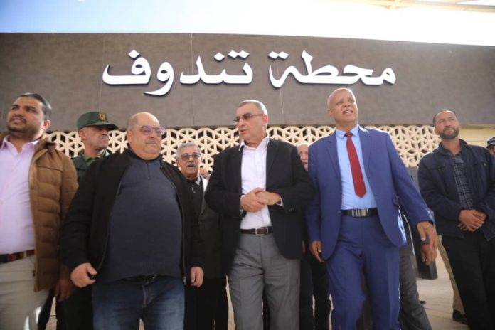 Ministre-Abdelkader-Djellaoui-Projet-Ligne-Ferroviaire-Béchar-Tinduf-Gara-Djebilet