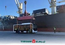 Tirsam réceptionne 276 bus neufs au port de Djen Djen