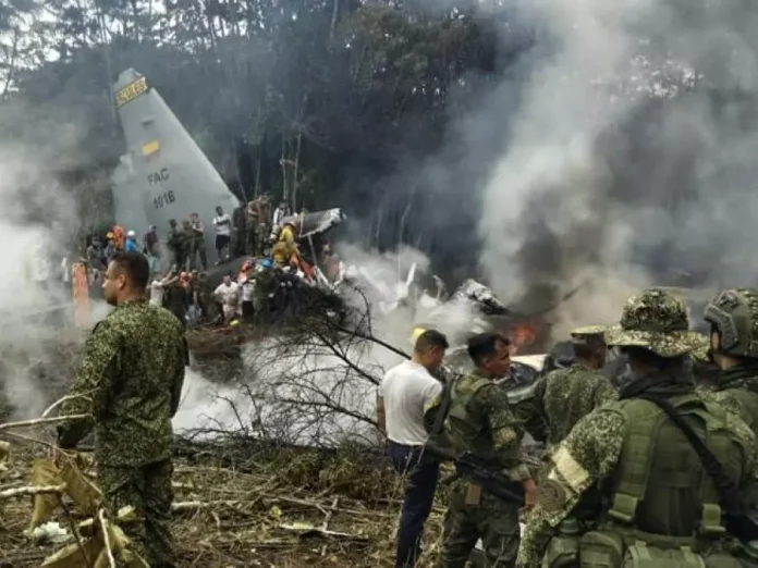 Crash-Avion-Militaire-Colombie